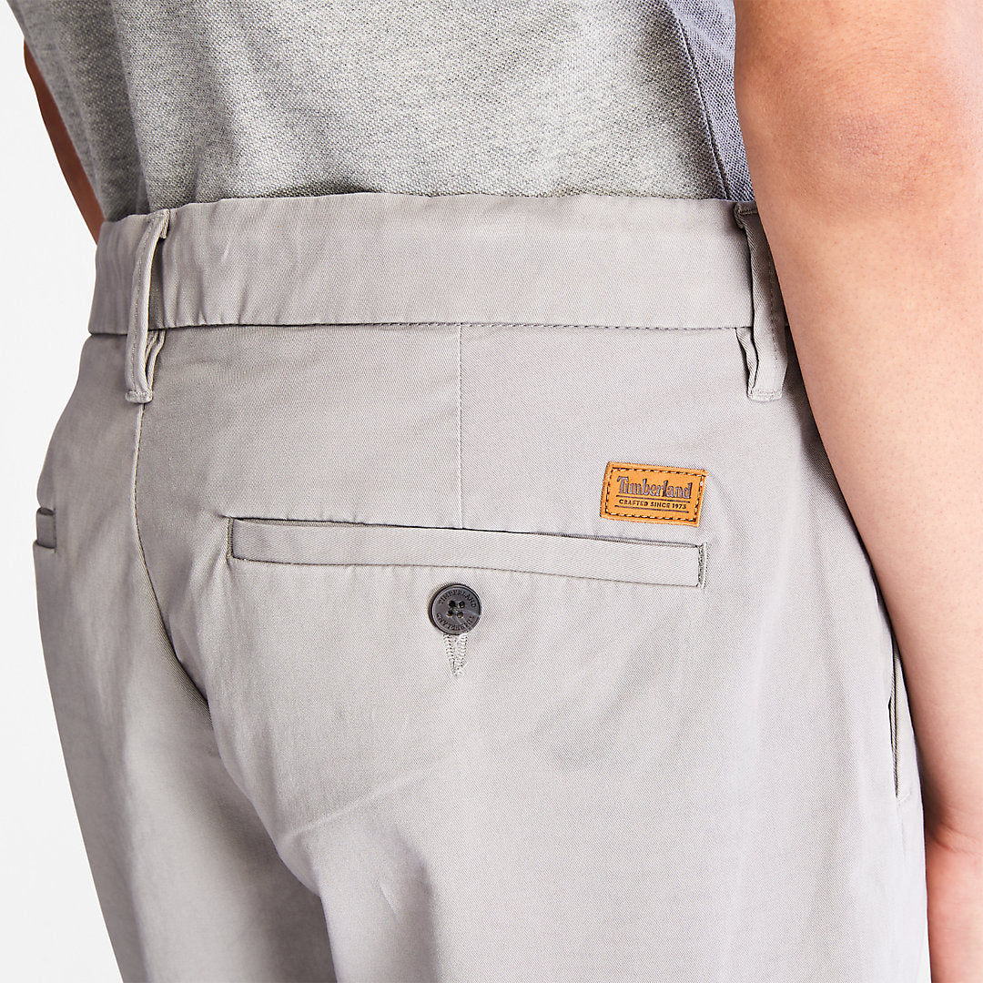 Squam Lake Stretch Chino Shorts for Men in Grey Timberland Sale