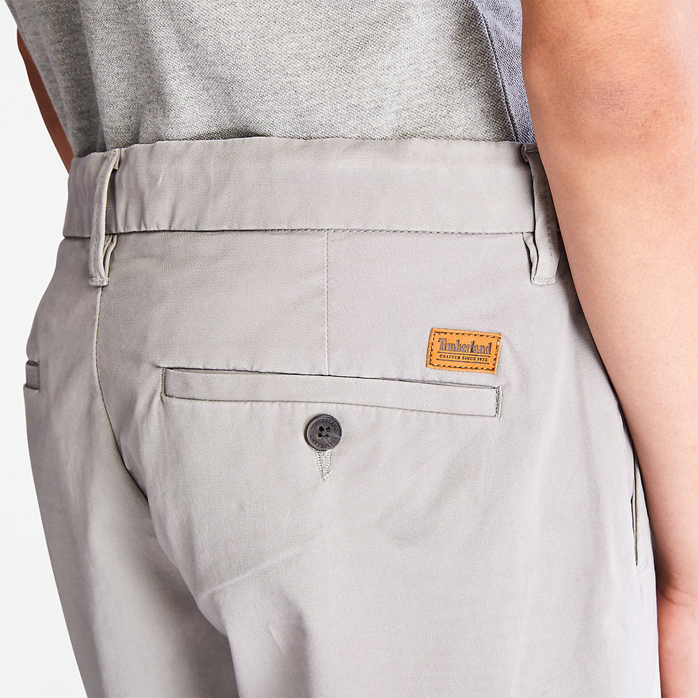 Squam Lake Stretch Chino Shorts for Men in Grey Timberland Sale