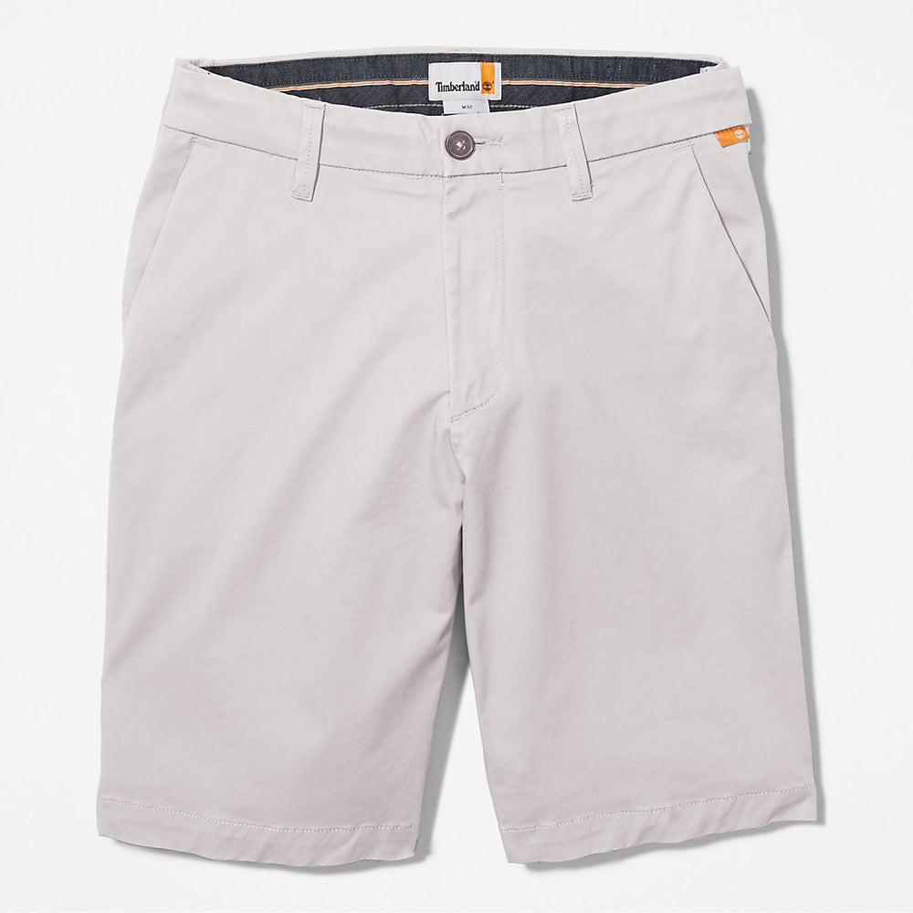 Squam Lake Stretch Chino Shorts for Men in Grey Timberland Sale