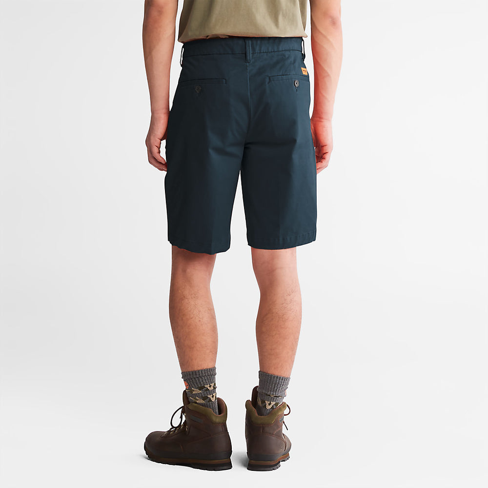 Squam Lake Stretch Chino Shorts for Men in Dark Blue Timberland Discount
