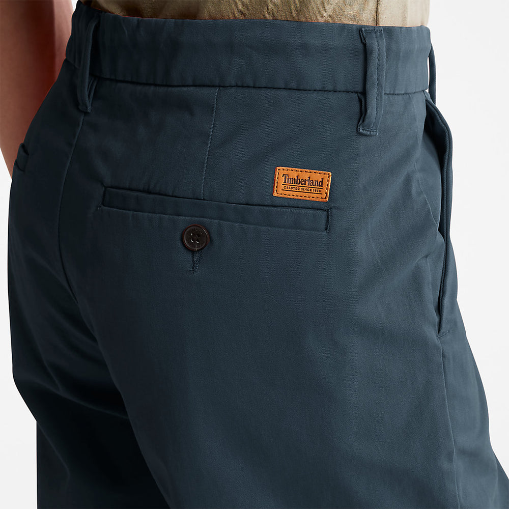 Squam Lake Stretch Chino Shorts for Men in Dark Blue Timberland Discount