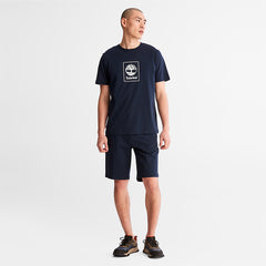 Squam Lake Stretch Chino Shorts for Men in Navy Timberland Outlet