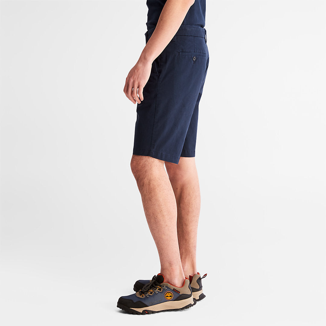 Squam Lake Stretch Chino Shorts for Men in Navy Timberland Outlet