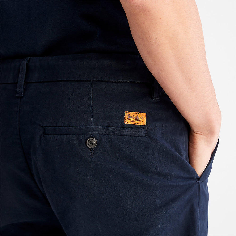 Squam Lake Stretch Chino Shorts for Men in Navy Timberland Outlet