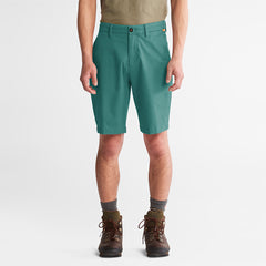 Squam Lake Stretch Chino Shorts for Men in Green Timberland Discount