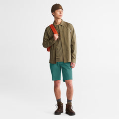 Squam Lake Stretch Chino Shorts for Men in Green Timberland Discount