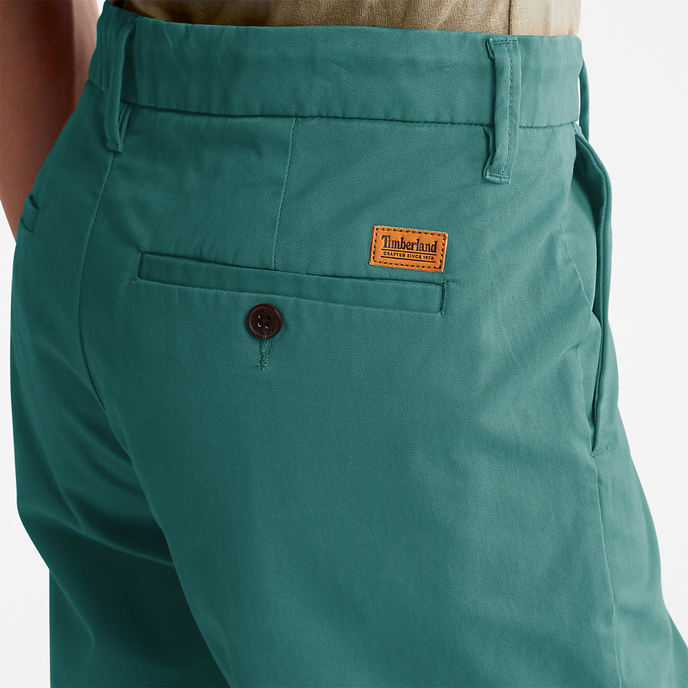 Squam Lake Stretch Chino Shorts for Men in Green Timberland Discount