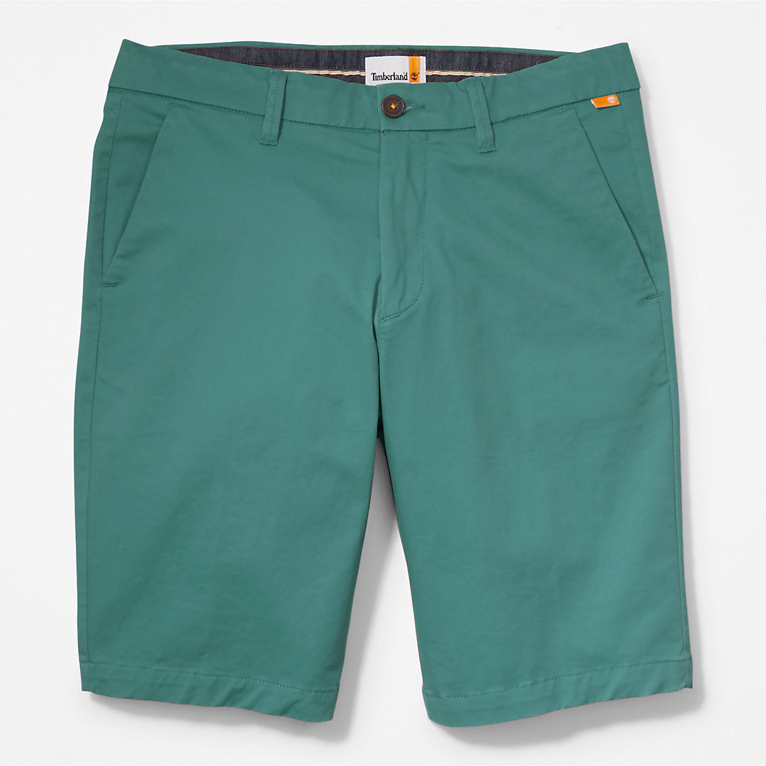 Squam Lake Stretch Chino Shorts for Men in Green Timberland Discount