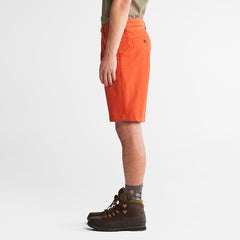 Squam Lake Stretch Chino Shorts for Men in Orange Timberland US