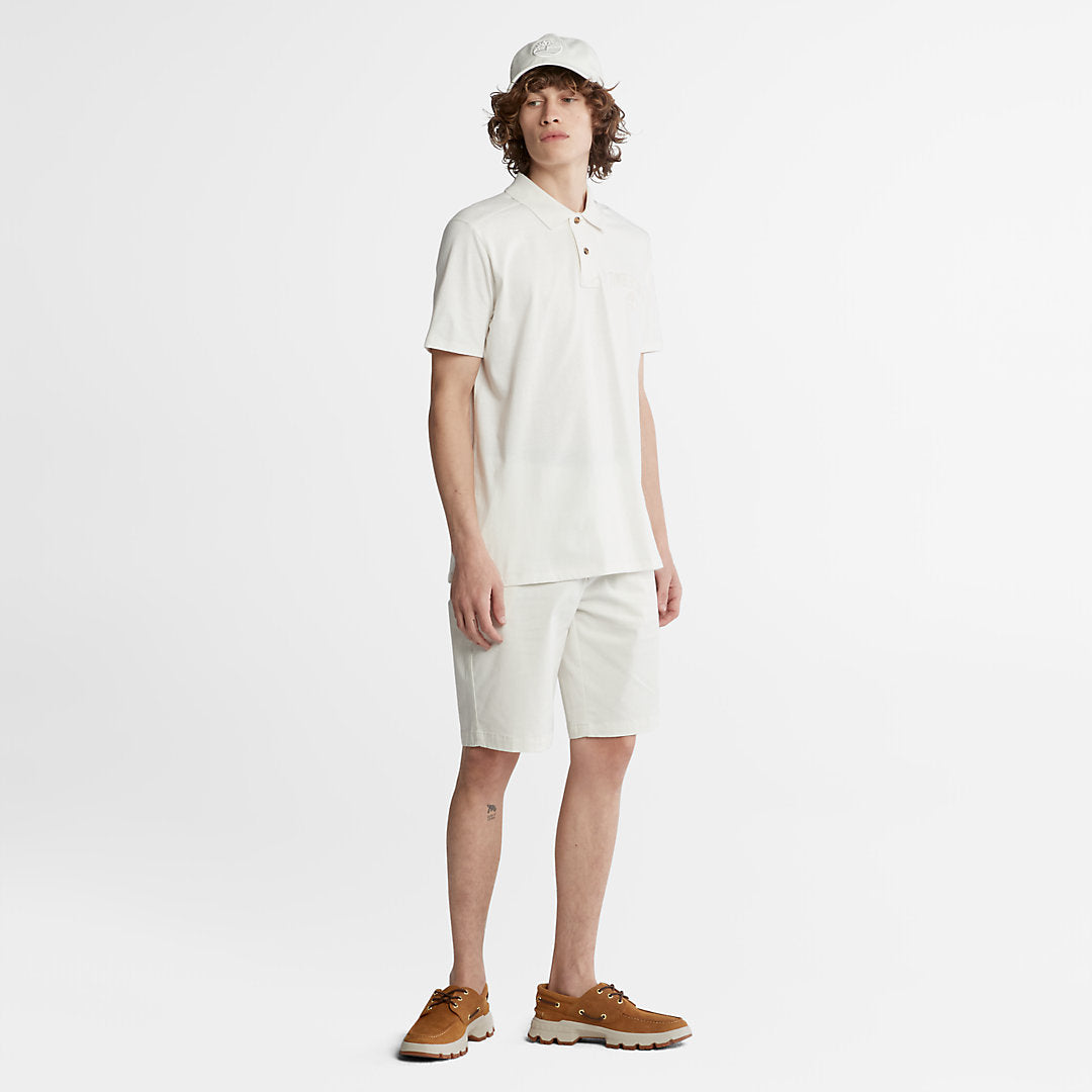 Squam Lake Stretch Chino Shorts for Men in White Timberland For Sale