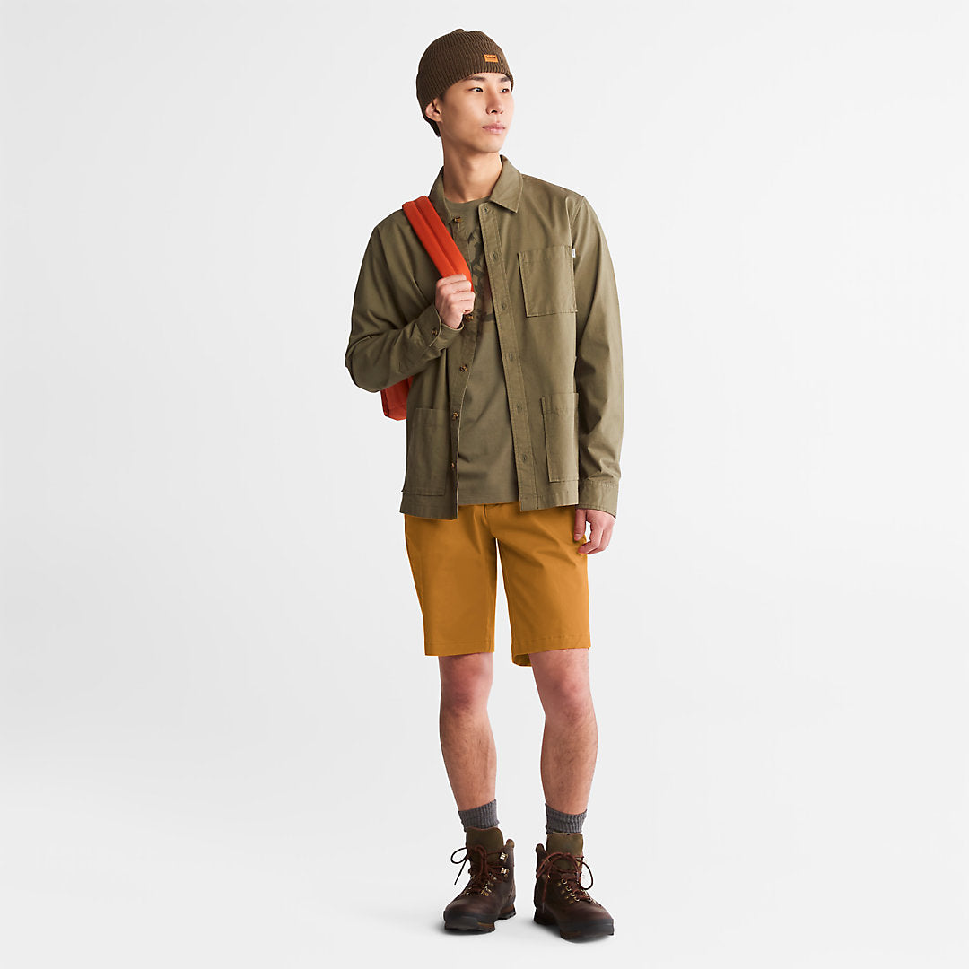 Squam Lake Stretch Chino Shorts for Men in Dark Yellow Timberland Online