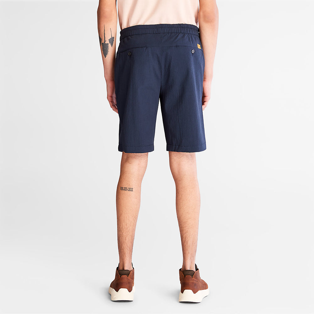 Squam Lake Seersucker Shorts for Men in Navy Timberland Sale