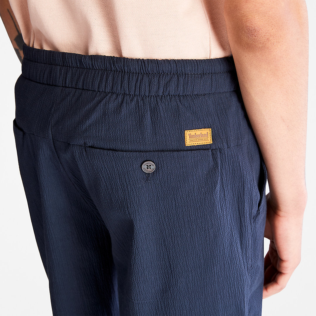Squam Lake Seersucker Shorts for Men in Navy Timberland Sale