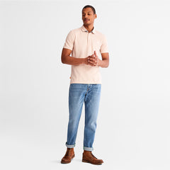 Baboosic Brook Oxford Polo for Men in Light Pink Timberland Outlet