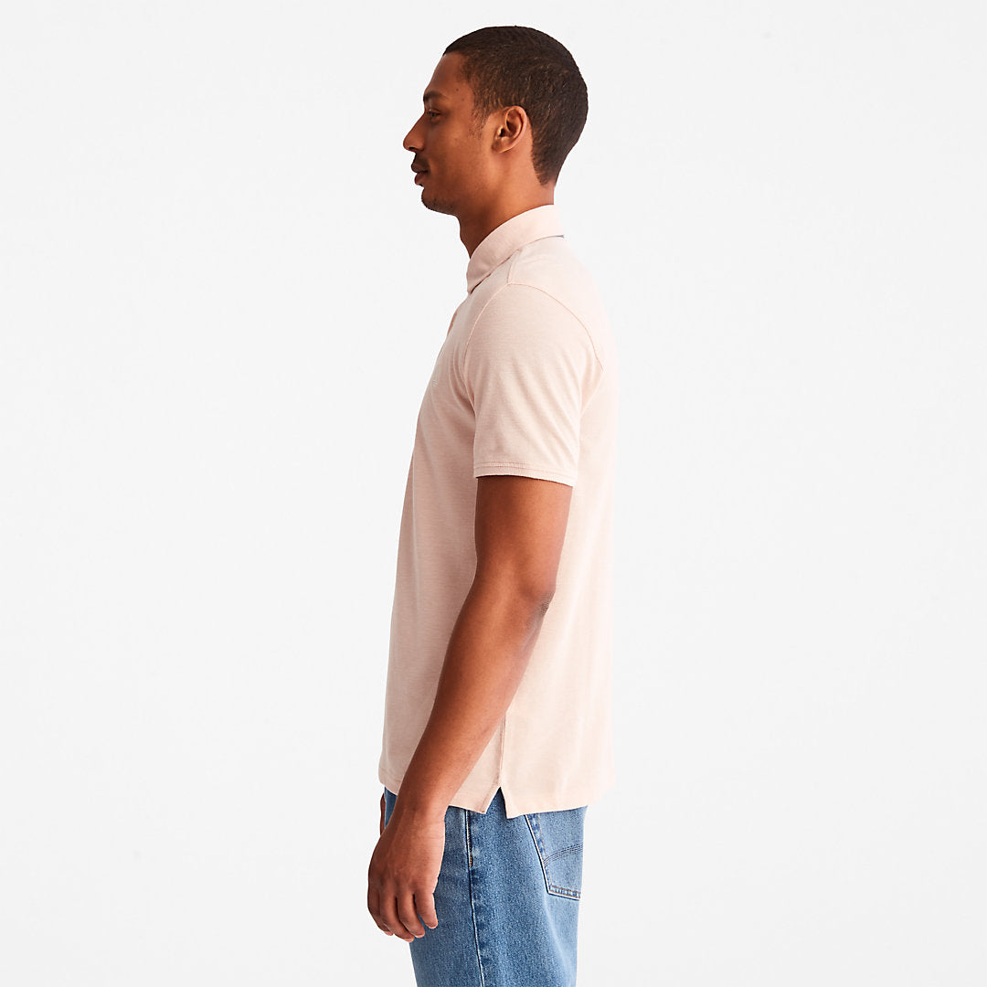Baboosic Brook Oxford Polo for Men in Light Pink Timberland Outlet