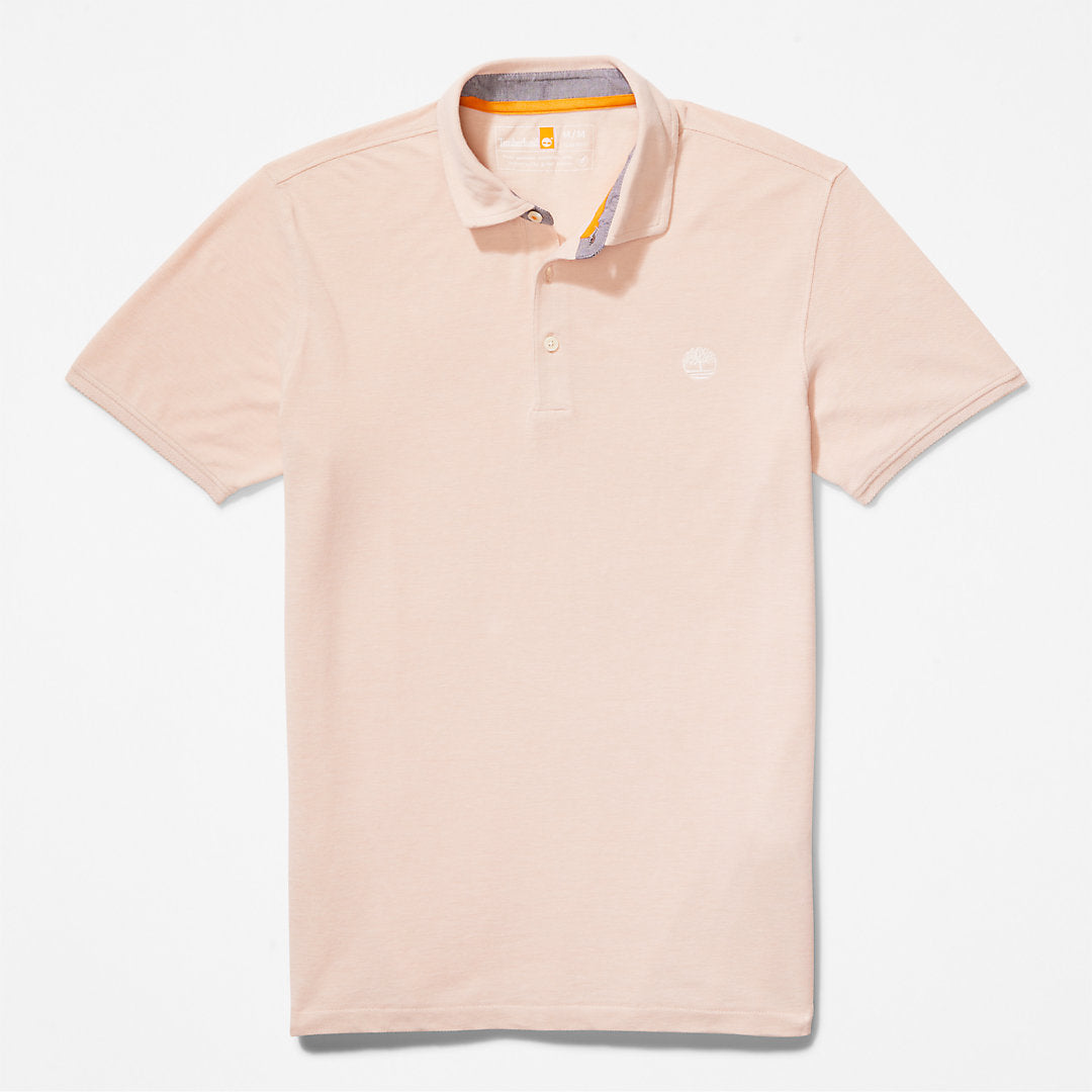 Baboosic Brook Oxford Polo for Men in Light Pink Timberland Outlet