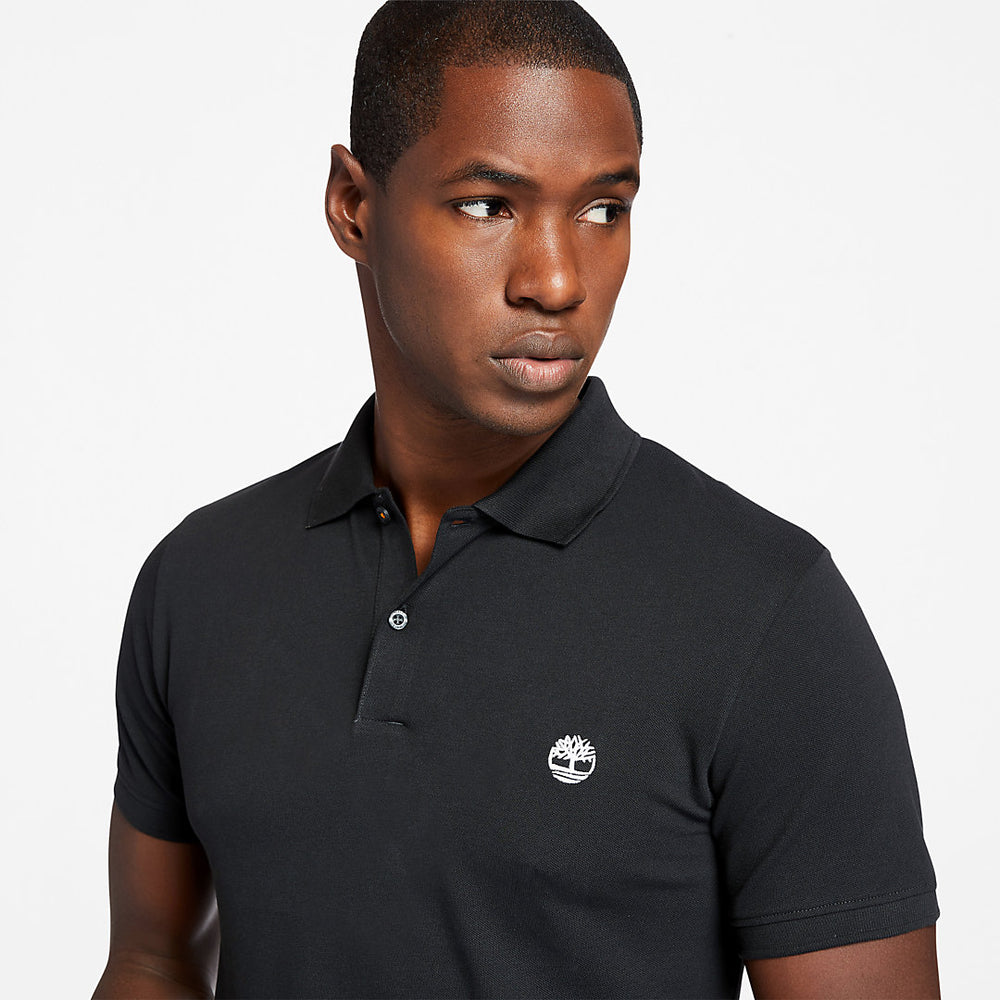 Merrymeeting River Polo Shirt for Men in Black Timberland Online