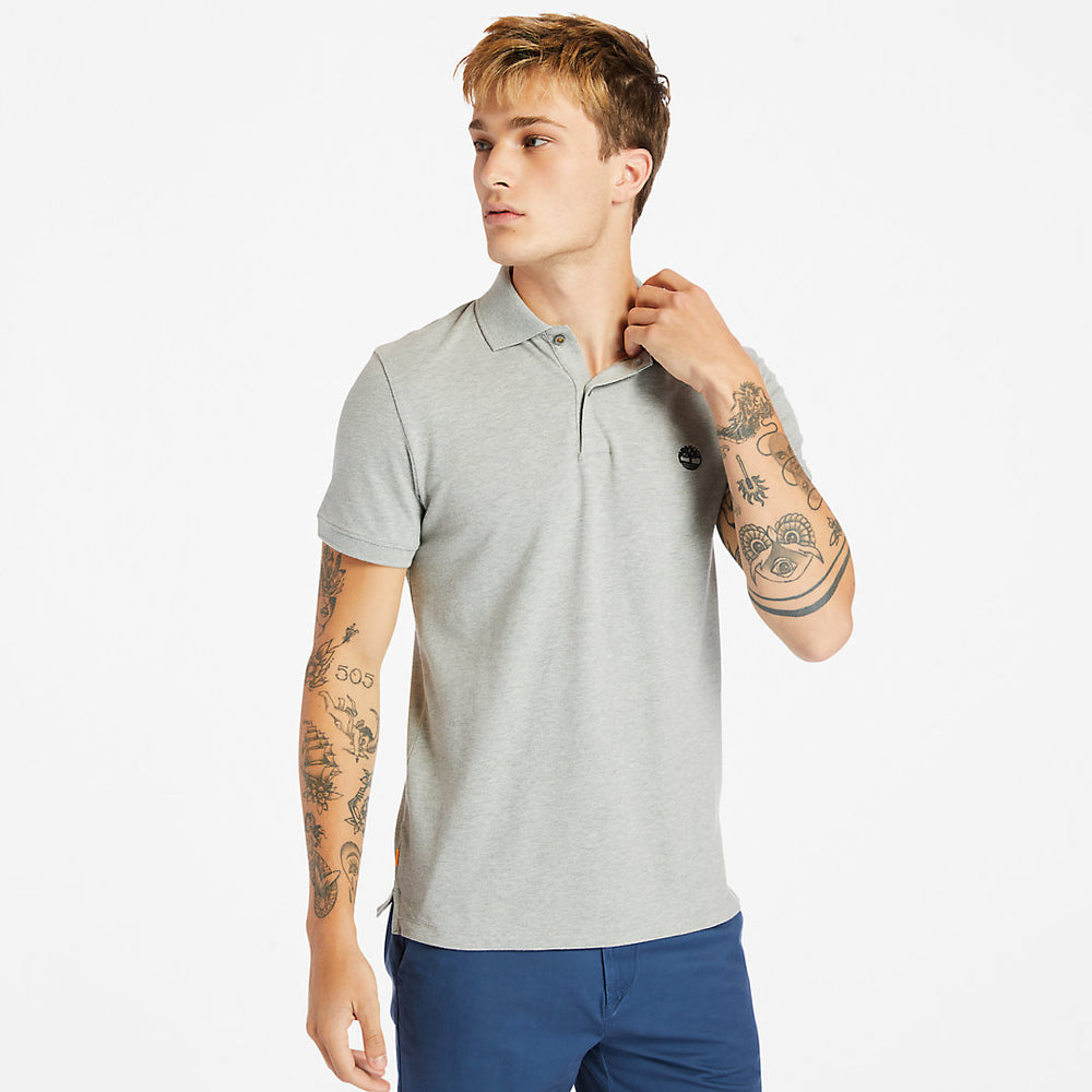Merrymeeting River Polo Shirt for Men in Grey Timberland US