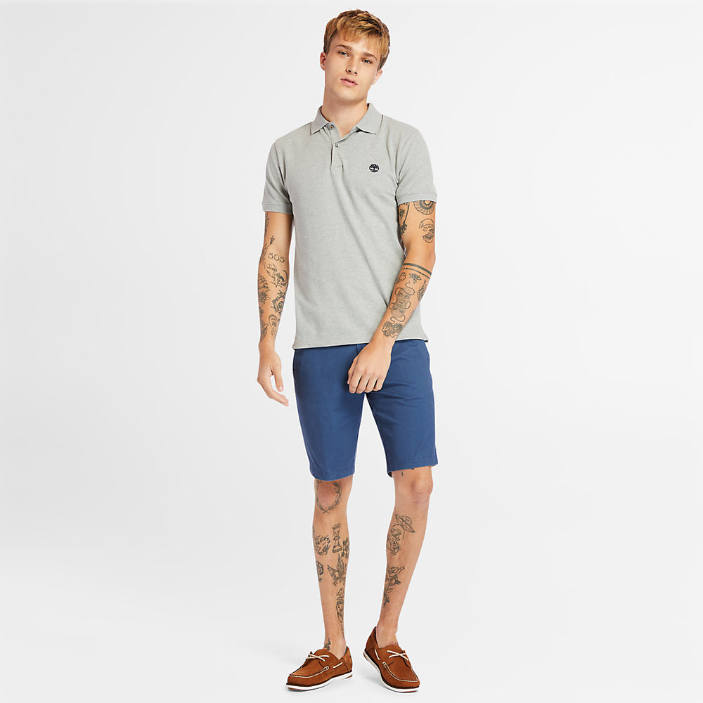 Merrymeeting River Polo Shirt for Men in Grey Timberland US