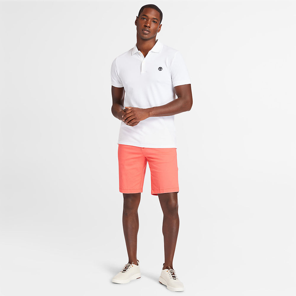 Merrymeeting River Polo Shirt for Men in White Timberland Discount