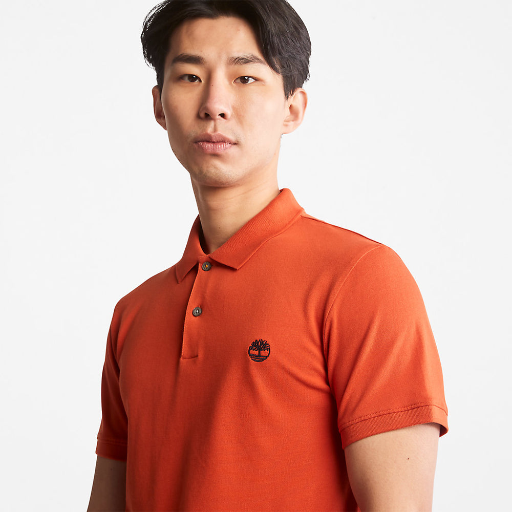 Merrymeeting River Polo Shirt for Men in Orange Timberland Discount