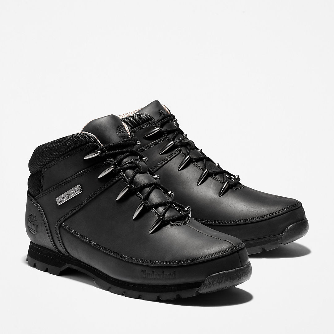 Euro Sprint Mid Hiker for Men in Monochrome Black Timberland For Sale