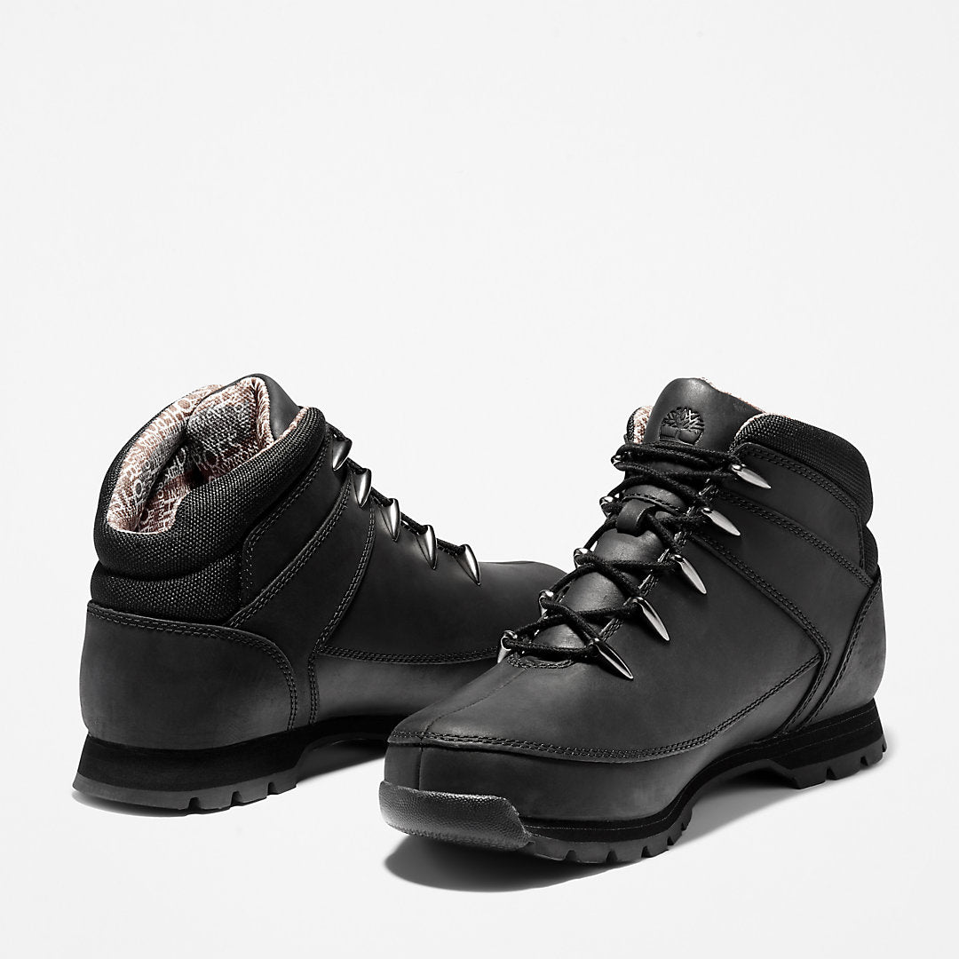 Euro Sprint Mid Hiker for Men in Monochrome Black Timberland For Sale