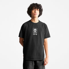 Heavyweight Logo T-Shirt for Men in Black Timberland Online