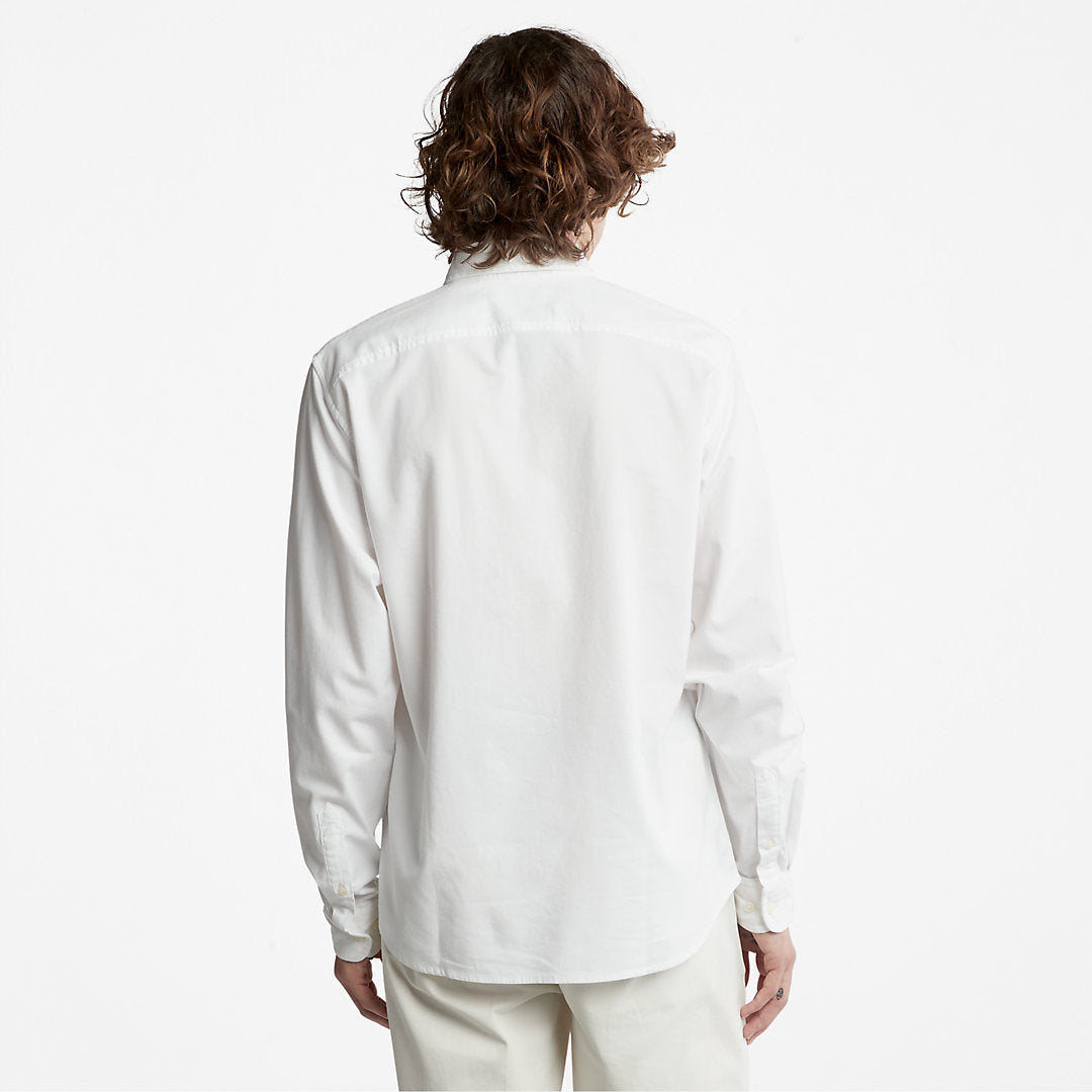 Pleasant River Slim Oxford Shirt for Men in White Timberland Discount