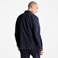 Pleasant River Slim Oxford Shirt for Men in Navy Timberland For Sale