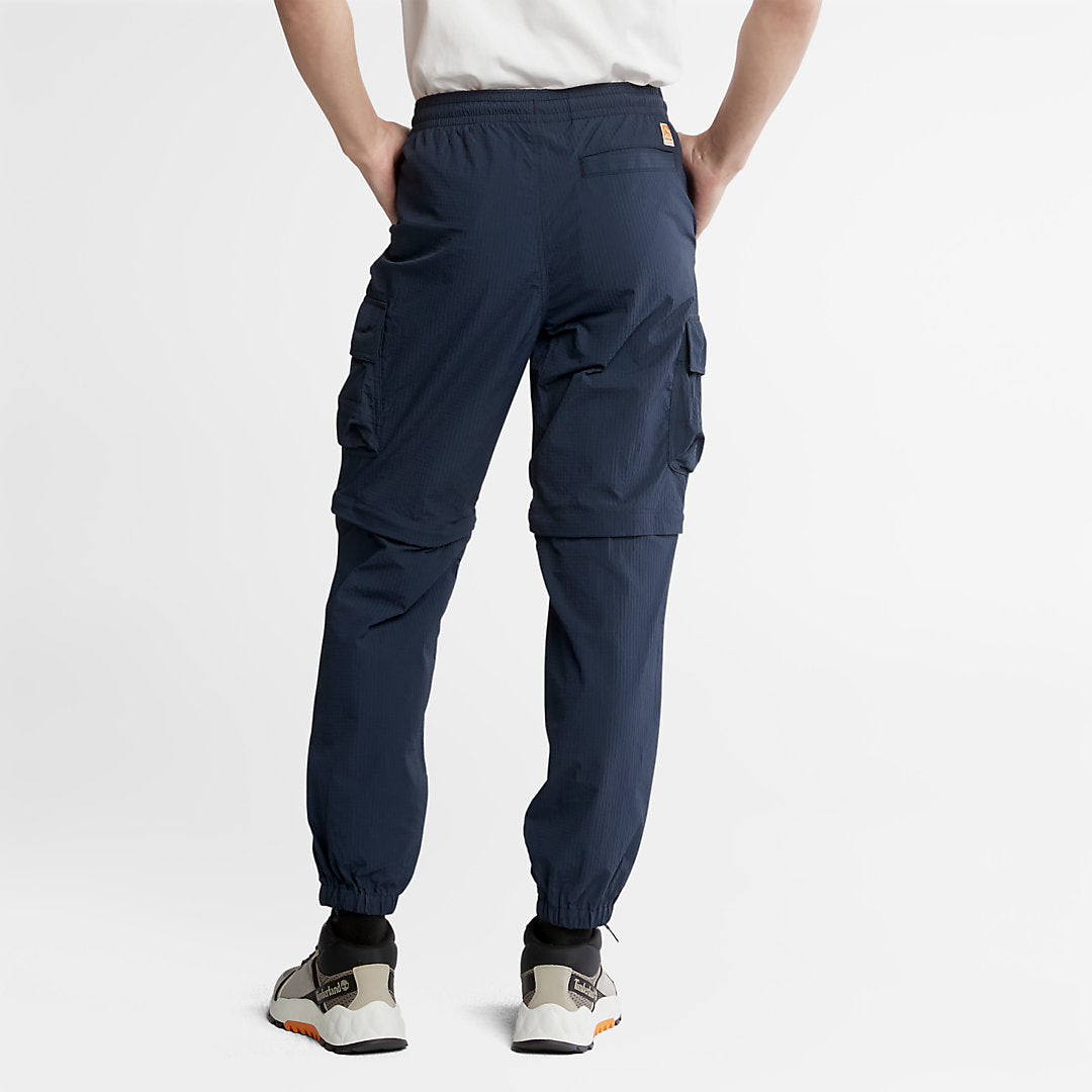 Convertible Trousers for Men in Navy Timberland Outlet