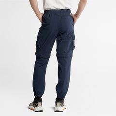 Convertible Trousers for Men in Navy Timberland Outlet