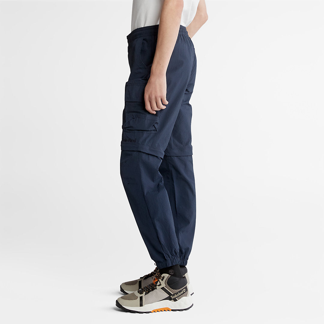 Convertible Trousers for Men in Navy Timberland Outlet