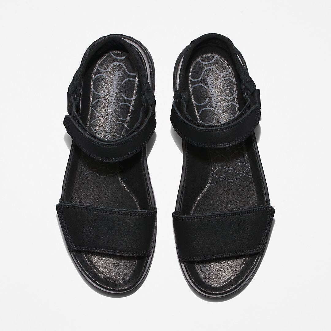 Ray City Ankle Strap Sandal for Women in Black Timberland Sale