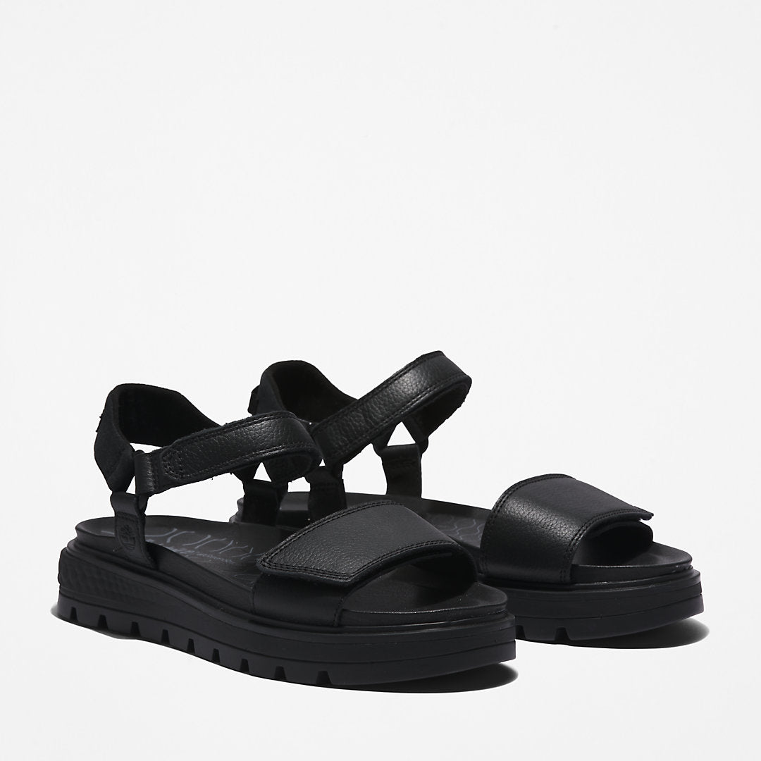 Ray City Ankle Strap Sandal for Women in Black Timberland Sale