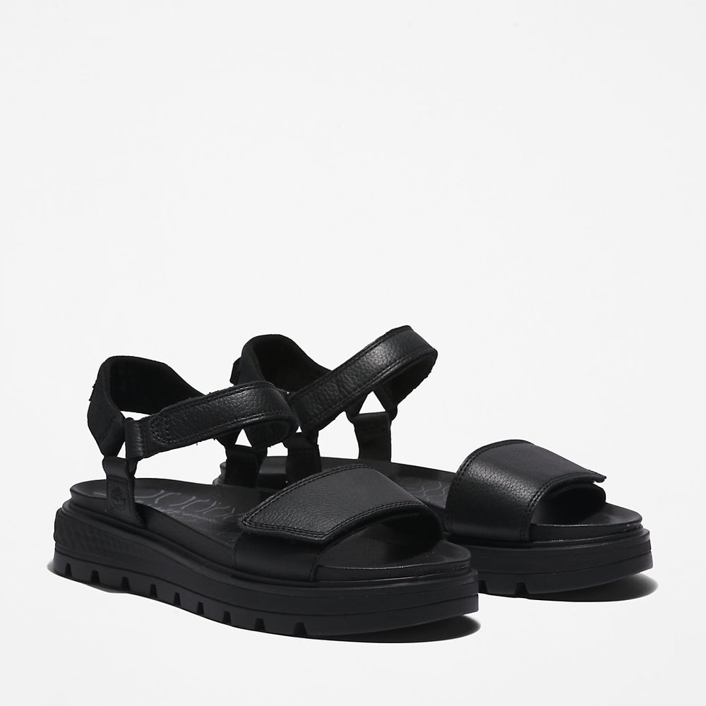 Ray City Ankle Strap Sandal for Women in Black Timberland Sale