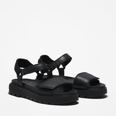 Ray City Ankle Strap Sandal for Women in Black Timberland Sale