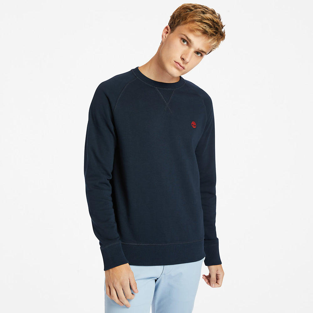 Exeter River Sweatshirt for Men in Navy Timberland Outlet