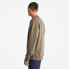 Outdoor Heritage Crewneck Sweatshirt for Men in Dark Green Timberland Online
