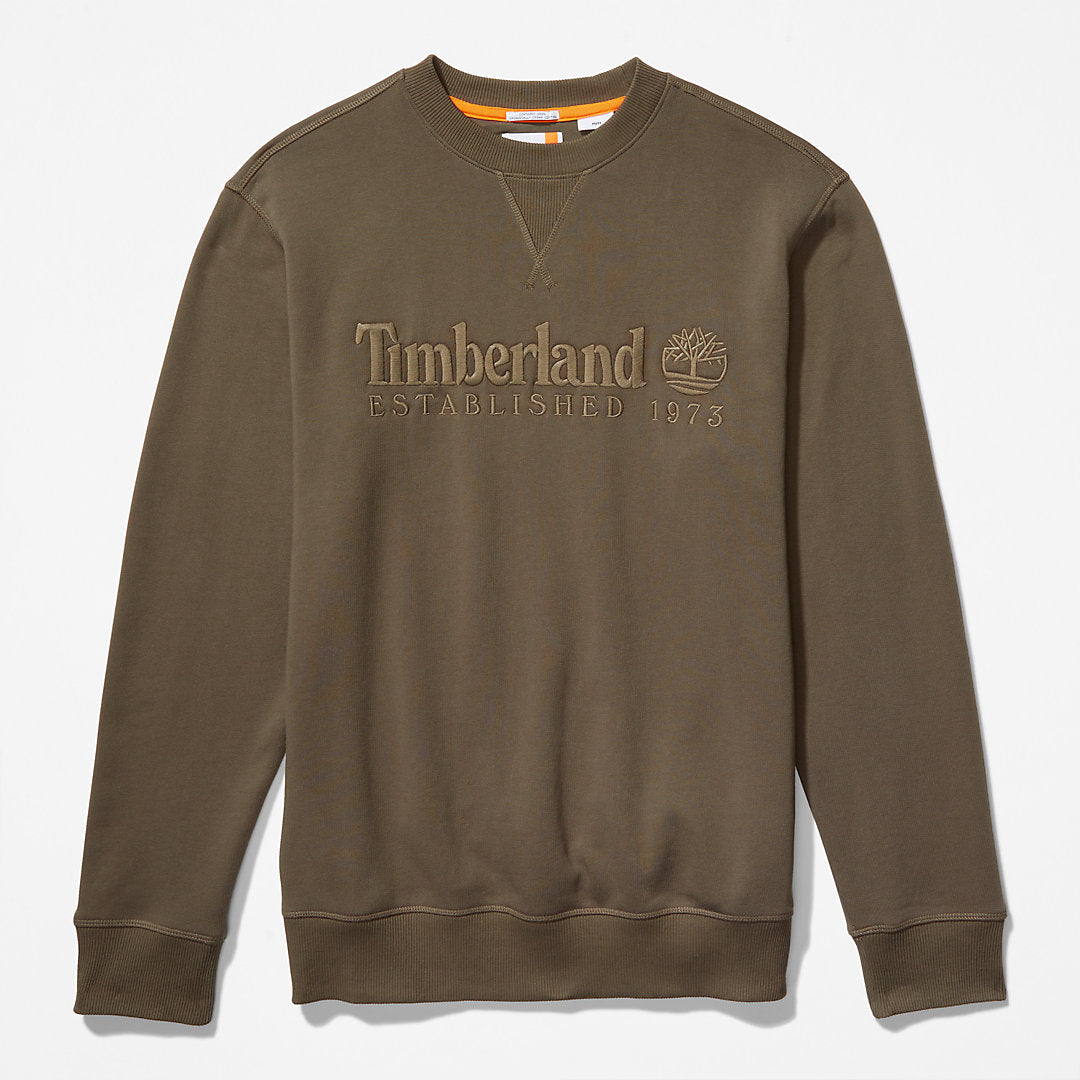 Outdoor Heritage Crewneck Sweatshirt for Men in Dark Green Timberland Online