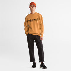 Outdoor Heritage Crewneck Sweatshirt for Men in Dark Yellow Timberland Online