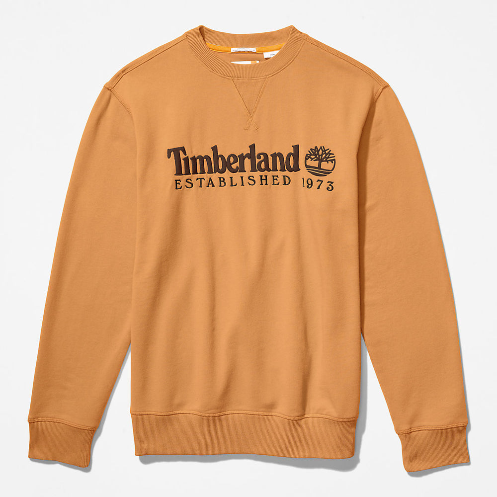 Outdoor Heritage Crewneck Sweatshirt for Men in Dark Yellow Timberland Online