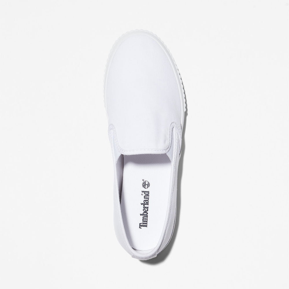 Skyla Bay Plimsoll for Women in White Timberland Outlet