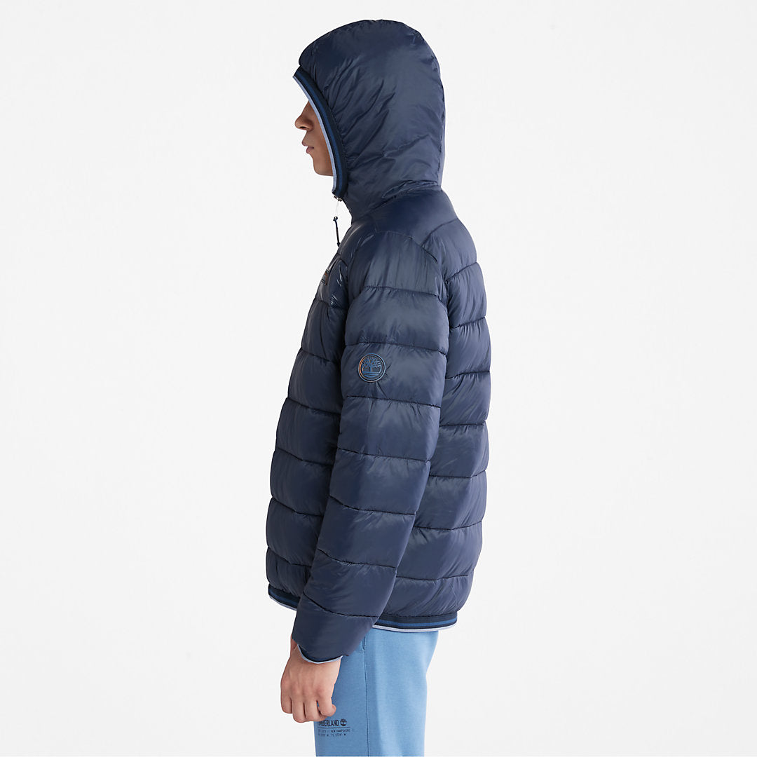 Garfield Hooded Puffer Jacket for Men in Navy Timberland US
