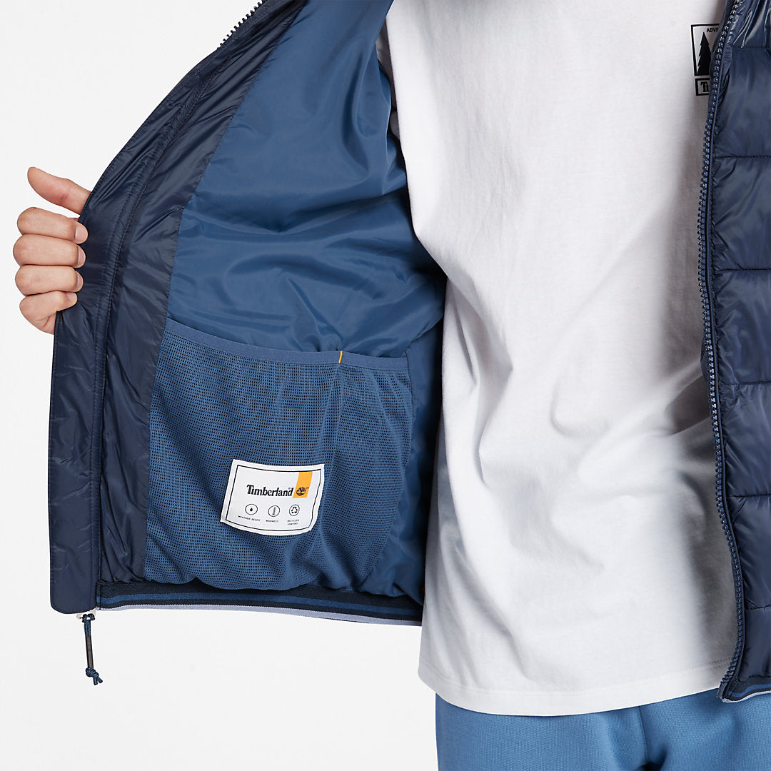 Garfield Hooded Puffer Jacket for Men in Navy Timberland US