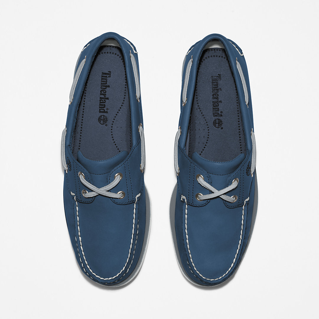 Timberland® 2-Eye Classic Boat Shoe for Men in Navy Timberland Outlet