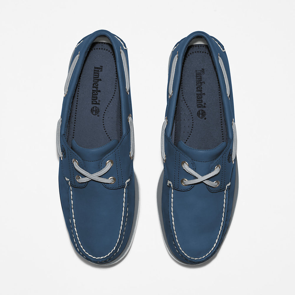 Timberland® 2-Eye Classic Boat Shoe for Men in Navy Timberland Outlet