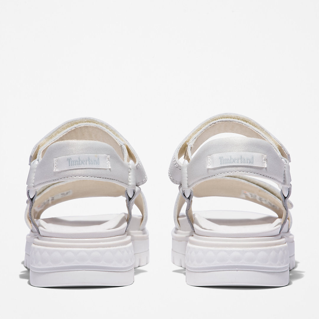 Ray City Ankle Strap Sandal for Women in White Timberland Discount
