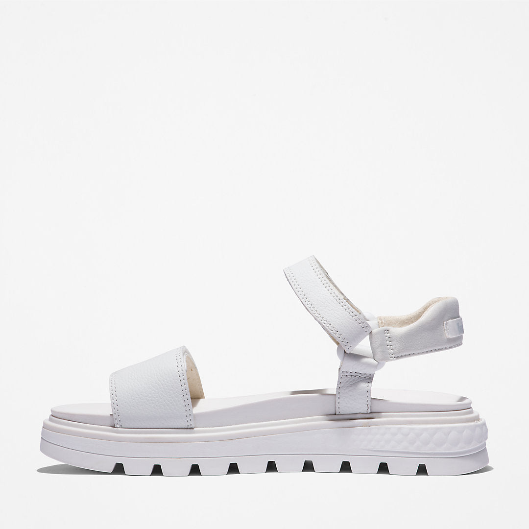 Ray City Ankle Strap Sandal for Women in White Timberland Discount