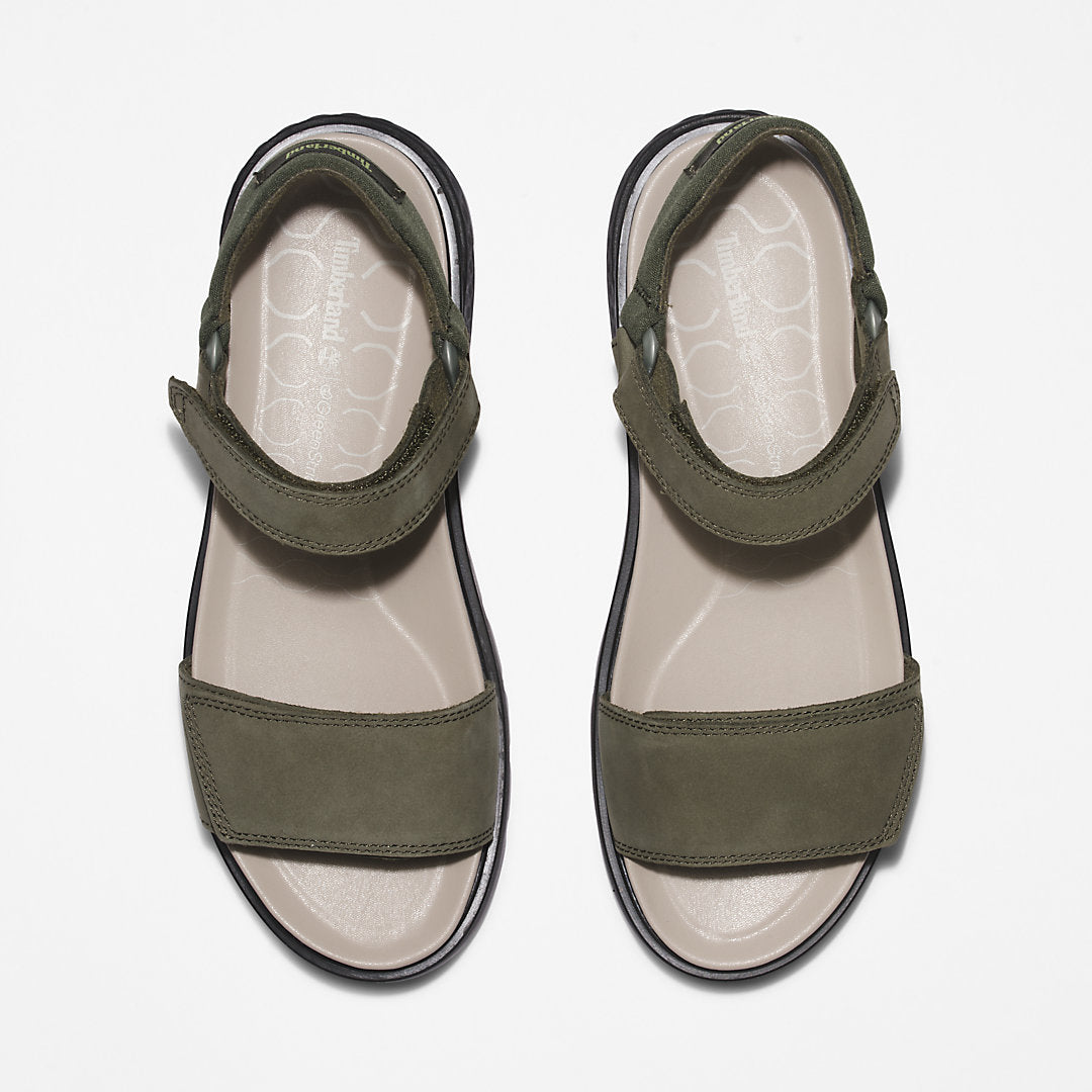 Ray City Ankle Strap Sandal for Women in Dark Green Timberland US